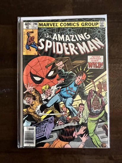 Amazing Spider-Man Comic #206 Marvel 1979 Bronze Age Key Only 1 of 3 issues John Byrne Drew for Amaz