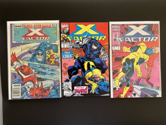 3 Issues X Factor Comic #11 #81 & Annual #3 Marvel Comics The Evolutionary War