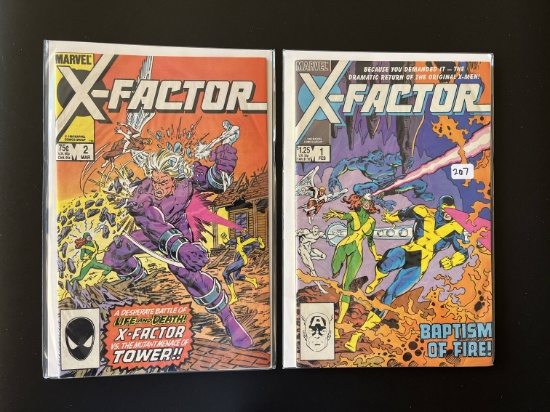 2 Issues X Factor #1 & #2 Marvel Comics KEYS 1st Team Appearance of X Factor 1st Apprearance of Came