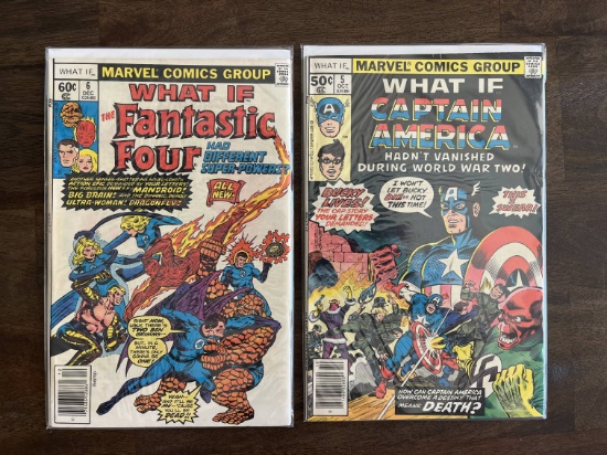 2 Issues What If Comic #5 & #6 Marvel Comics Bronze Age Comics