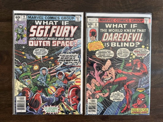2 Issues What If Comic #8 & #14 Marvel Comics Bronze Age Comics