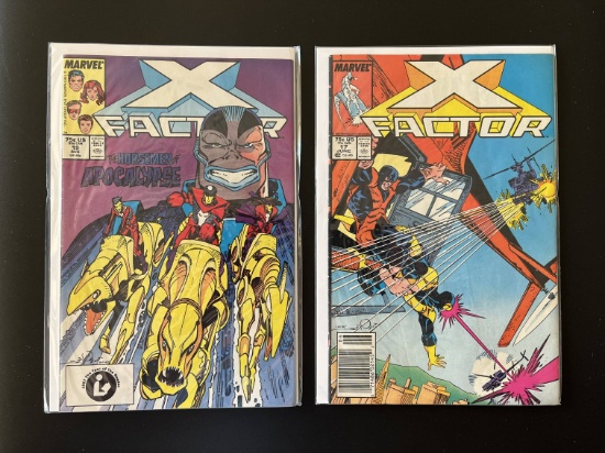 2 Issues X Factor #17 & #19 Marvel Comics KEYS 1st Team Appearance of Rictor 2nd Apprearance of Apoc