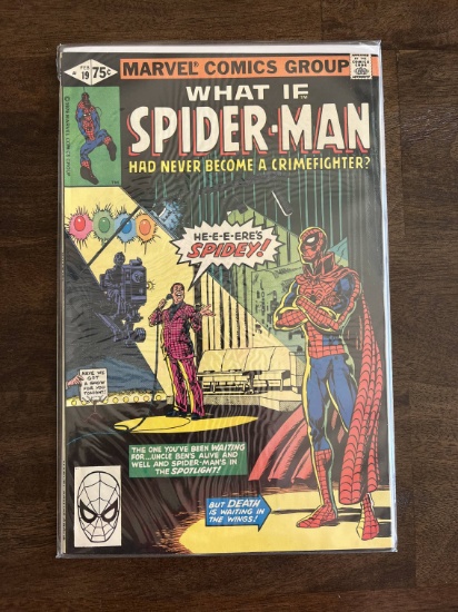 What If? Comic #19 Marvel Comics KEY Story What if Spiderman Had Never Become a Crimefighter where P