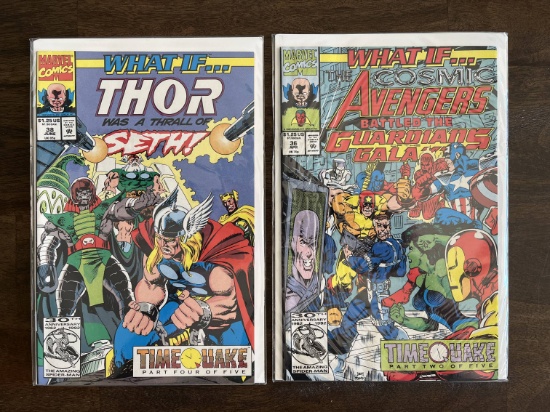 2 Issues What If Comic #36 & #38 Marvel Comics Bronze Age Comics
