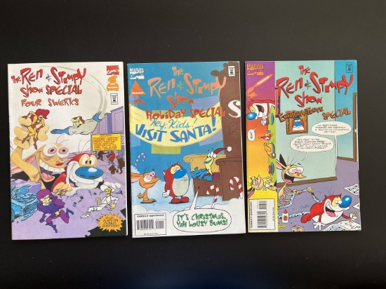 3 Issues Ren & Stimpy Eenteracteeve Special Holiday Special & Show Special Four Swerks