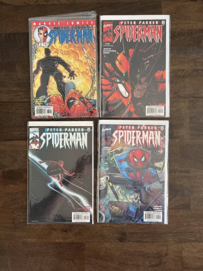 4 Issues Peter Parker Spiderman Comic #26 #27 #28 & #31 Marvel Comics