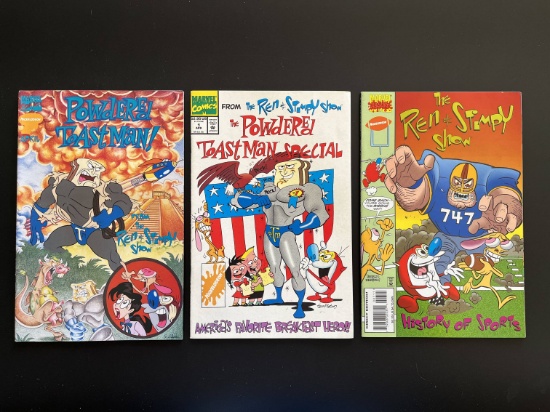 3 Issues The Ren & Stimpy Show The Powdered Toastman Special The Powdered Toastman & History of Spor