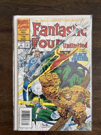 Fantastic Four Unlimited Comic #1 Marvel Comics KEY 1st Appearance & Origin of Black Panther Chandra