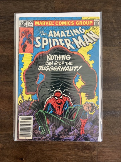 The Amazing Spider-Man Comic #229 Marvel Comics KEY Nothing Can Stop the Juggernaut Part 1