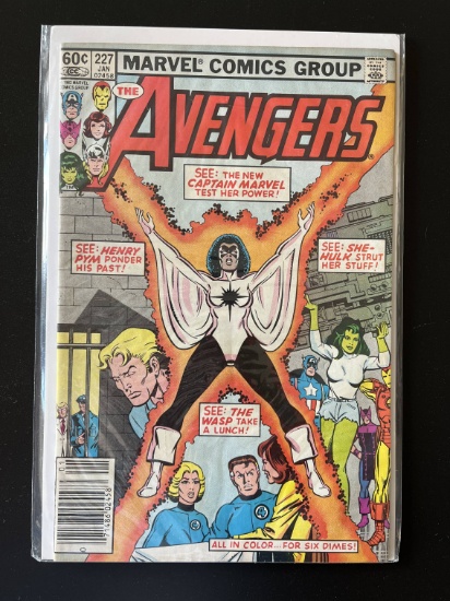 Avengers Comic #227 Marvel Comics 1983 Bronze Age KEY 2nd Appearance of Monica Rambeau Captain Marve