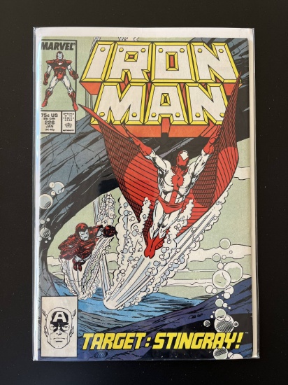 Iron Man Comic #226 Marvel Comics 1987 Copper Age KEY Part 2 of Armor Wars