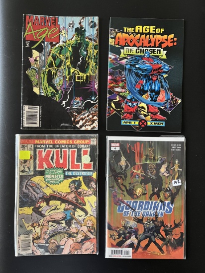 4 Issues Marvel Age #118 Guardians of the Galaxy #6 Kull #18 & The Age of Apocalypse: The Chosen #1