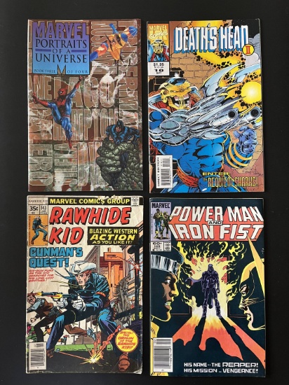 4 Issues Rawhide Kid #143 Powerman and Iron Fist #109 Marvel Portraits of a Universe #3 Death's Head