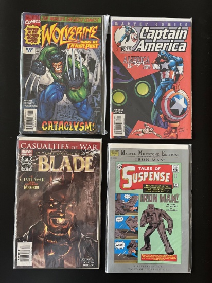 4 Issues Marvel Milestone Edition Iron Man Tales of Suspense #39 Captain America #47 Casualties of W