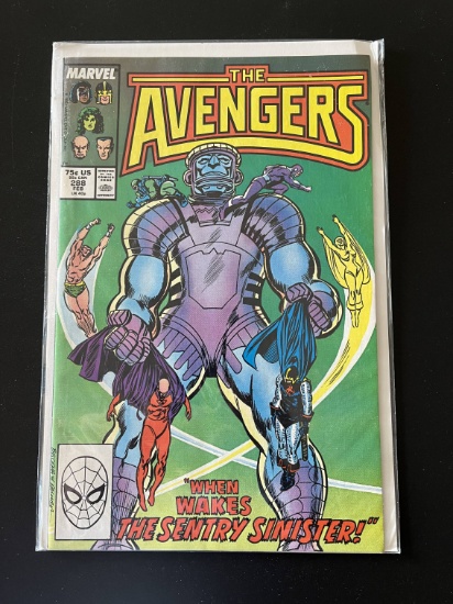 Avengers Comic #288 Marvel Comics 1988 Copper Age KEY 1st Team Appearance of Heavy Metal