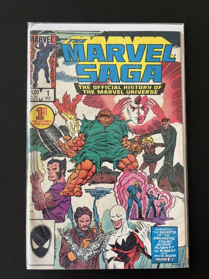 The Marvel Saga Comic #1 Marvel Comics 1985 Bronze Age KEY 1st Issue