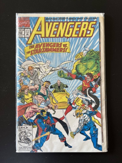 Avengers Comic #350 Marvel Comics 1992 KEY Relationship of the Black Knight & Sersi Begins