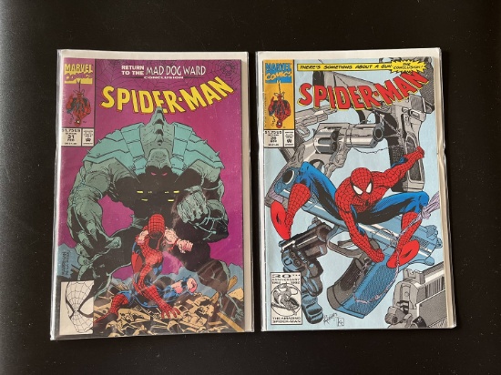 2 Issues Spiderman Comic #28 & #31 Marvel Comics