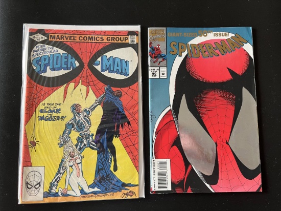 2 Issues Spiderman Comic #50 & #70 Marvel Comics