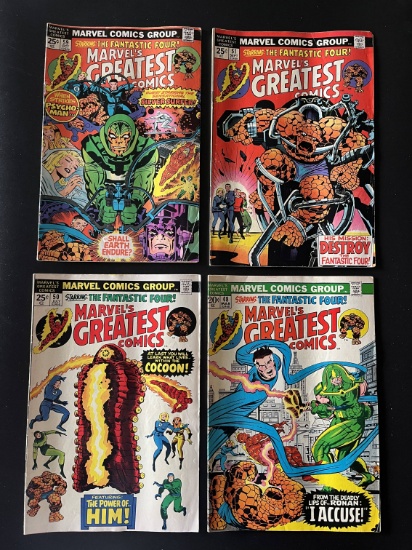 4 Issues Marvels Greatest Comics #48 #50 #51 & #59 Marvel Comics Bronze Age Comics