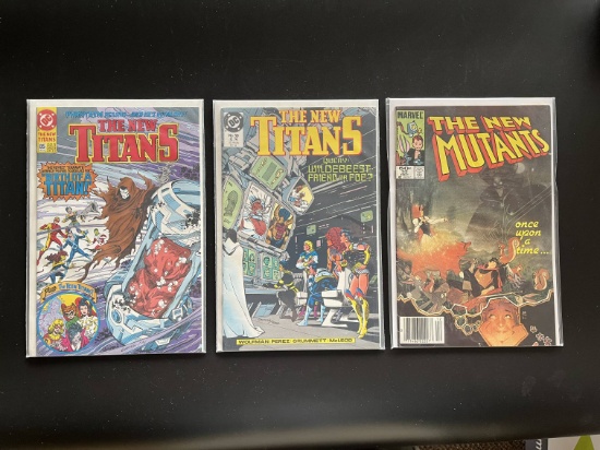 3 Issues The New Mutants Comic #22 #59 & #85 Marvel Comics Birth of a Titan