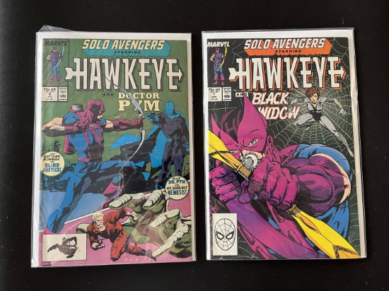 2 Issues Solo Avengers Comic #7 & #8 Marvel Comics Copper Age Series