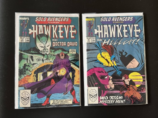 2 Issues Solo Avengers Comic #9 & #10 Marvel Comics Copper Age Series