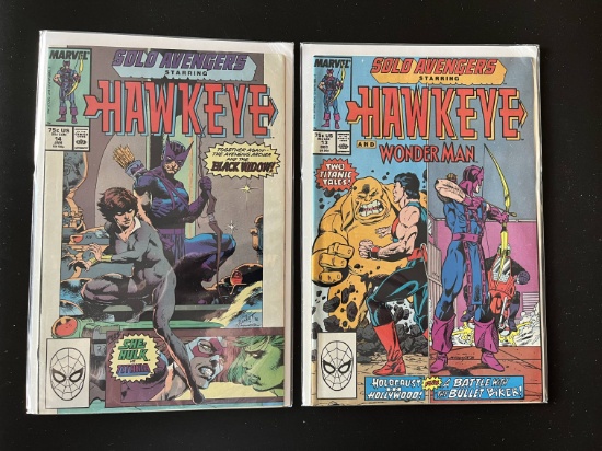 2 Issues Solo Avengers Comic #13 & #14 Marvel Comics Copper Age Series