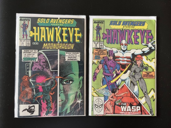 2 Issues Solo Avengers Comic #15 & #16 Marvel Comics Copper Age Series