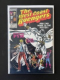 The West Coast Avengers Comic #21 Marvel Comics 1987 Copper Age KEY Moon Knight Joins the West Coast