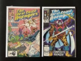 2 Issues The West Coast Avengers Comic #30 & #31 Marvel Comics Copper Age Comics