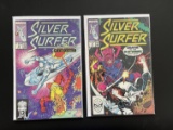2 Issues Silver Surfer Comic #18 & #19 Marvel Comics Copper Age Comics