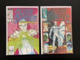 2 Issues Silver Surfer Comic #20 & #21 Marvel Comics Copper Age Comics