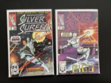 2 Issues Silver Surfer Comic #24 & #25 Marvel Comics Copper Age Comics