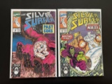 2 Issues Silver Surfer Comic #47 & #48 Marvel Comics