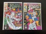 2 Issues Silver Surfer Comic #56 & #57 Marvel Comics
