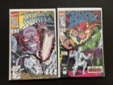 2 Issues Silver Surfer Comic #58 & #59 Marvel Comics