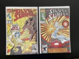 2 Issues Silver Surfer Comic #62 & #65 Marvel Comics