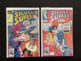 2 Issues Silver Surfer Comic #66 & #67 Marvel Comics