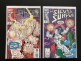2 Issues Silver Surfer Comic #79 & #84 Marvel Comics