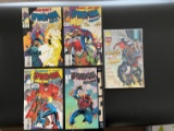 5 Issues Spiderman 2099 Comic #22 #23 #24 #25 & Spiderman 2099 Meets Spiderman Marvel Comics