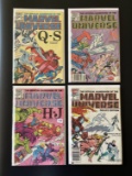 4 Issues The Official Handbook of the Marvel Universe Comic #5 #6 #9 & #10 Marvel Comics