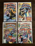 4 Issues of Captain America Comics #410-#413 In Series The Falcon, Shang-Chi and Crossbones
