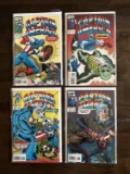4 Issues of Captain America Comics #418-#421 In Series Silver Sable, Nomad, D-Man and Nick Fury!