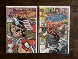 2 Issues The Amazing Spider-Man Comic #331 & #339 Marvel Comics Punisher Return of the Sinister Six