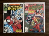 2 Issues The Amazing Spider-Man Comic #376 & #377 Marvel Comics Cardiac Styx & Stone