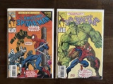 2 Issues The Amazing Spider-Man Comic #382 & #384 Marvel Comics Hulk