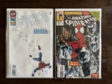 2 Issues The Amazing Spider-Man Comic #385 & #408 Marvel Comics Trial By Jury