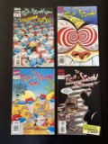 4 Issues The Ren & Stimpy Show Comics #8 #9 #11 & #12 Marvel Comics