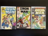 3 Issues Iron Man Comics #211 #224 & Annual #9 Marvel Comics Sunturion Stratosfire
